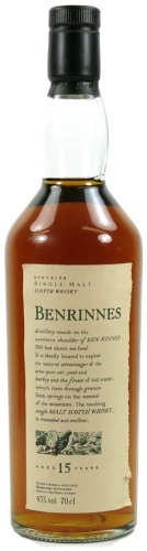 Виски Benrinnes 15 Years Old, Flora & Fauna односолодовый 43% 0.7 л