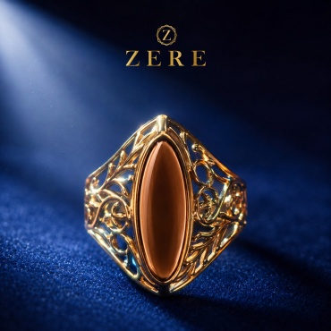 Кольцо ZERE 100506 размер 19.5 вес 3.97 г золото, без вставок