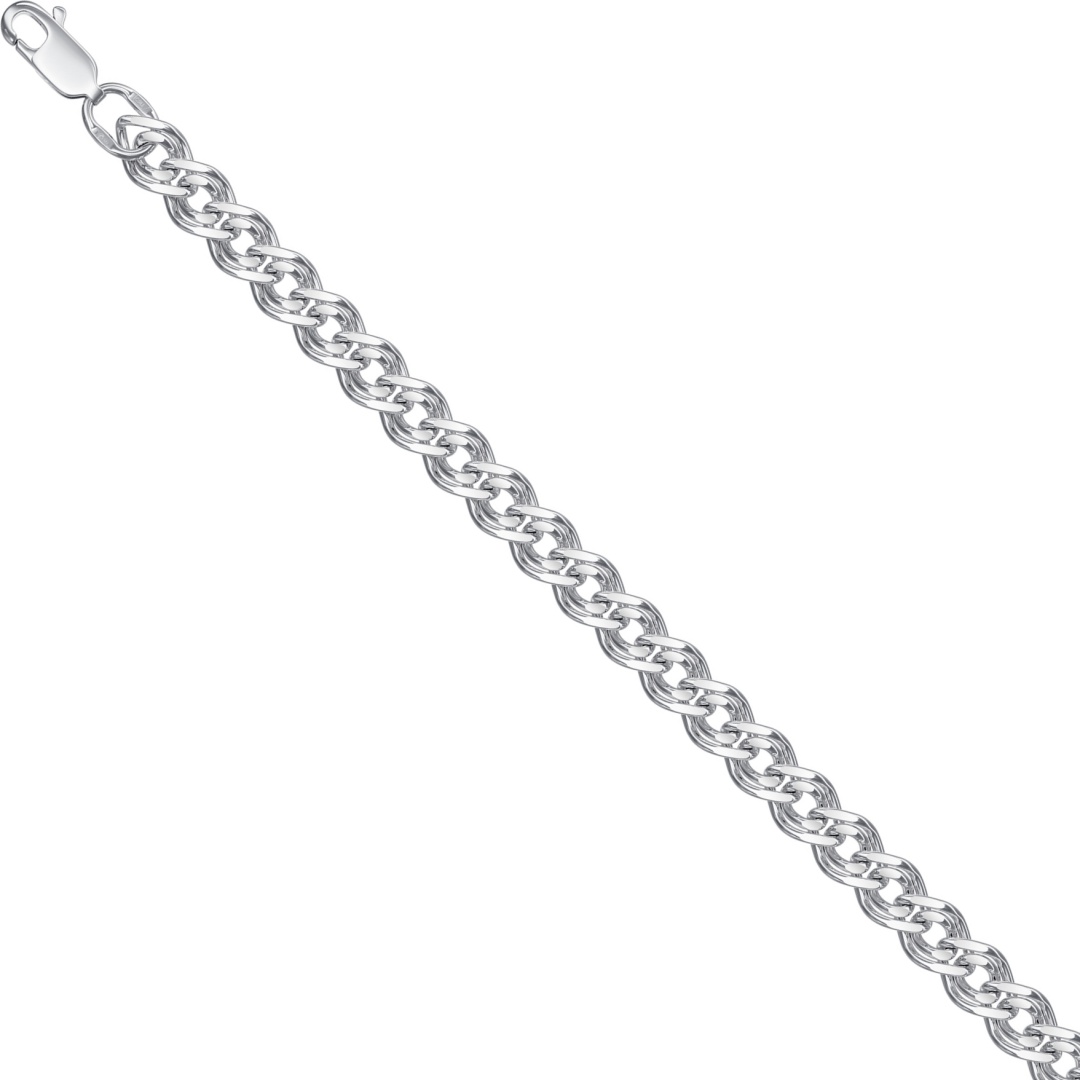 Lucente Silver ZO-НЦ_22-200Ю-3_0_8_65 длина 65 см, вес 18.04 г серебро, плетение нонна