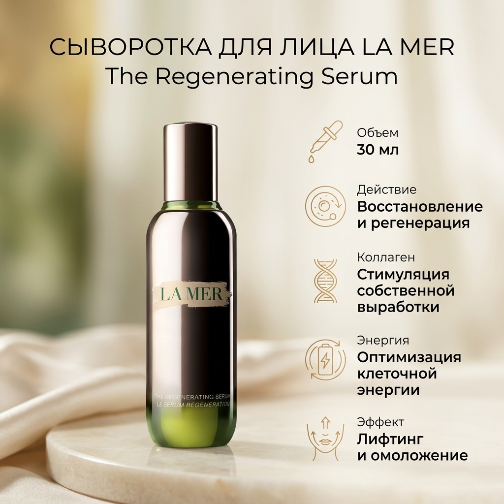LA MER сыворотка Regeneratig для лица 30 мл