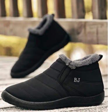 Дутики Fashion черный, прозрачный