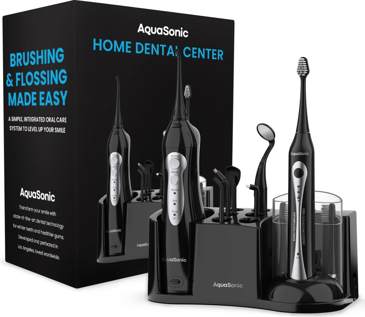 AquaSonic зубной центр Home Dental Center импульсный, портативный