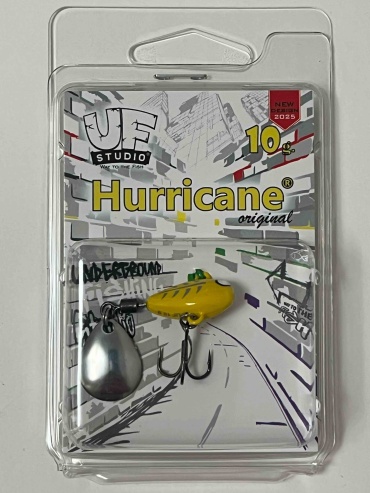 Блесна UF-STUDIO Hurricane 1 шт 50 мм Yellow Ghost