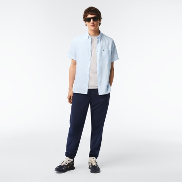 Рубашка прямая LACOSTE голубой