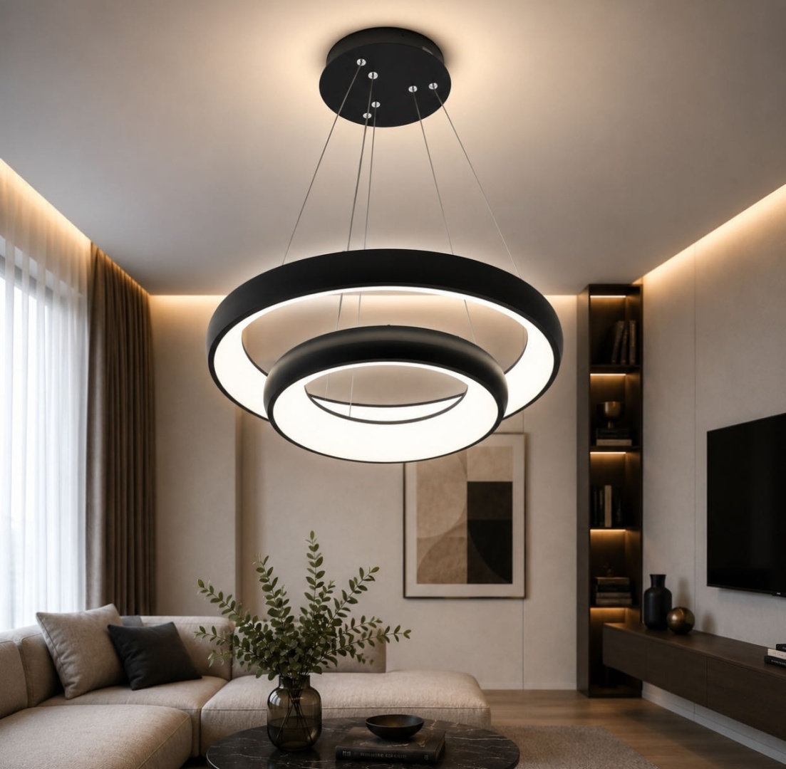 Люстра подвесная LED, кол-во ламп: 2 шт