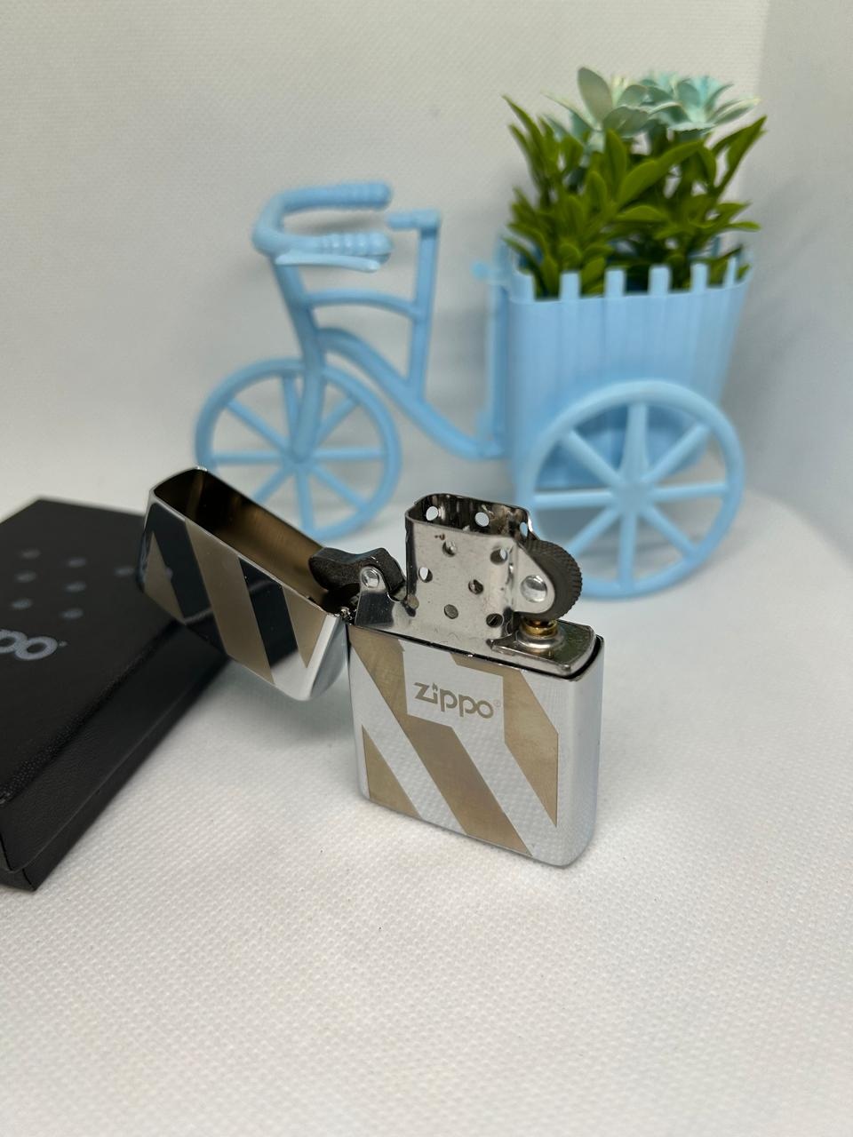 Zippo бензиновая зажигалка 907582ZIZ, металлический сплав