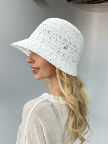 Шляпа FASHION CAPS размер 56, 57, 58, белый