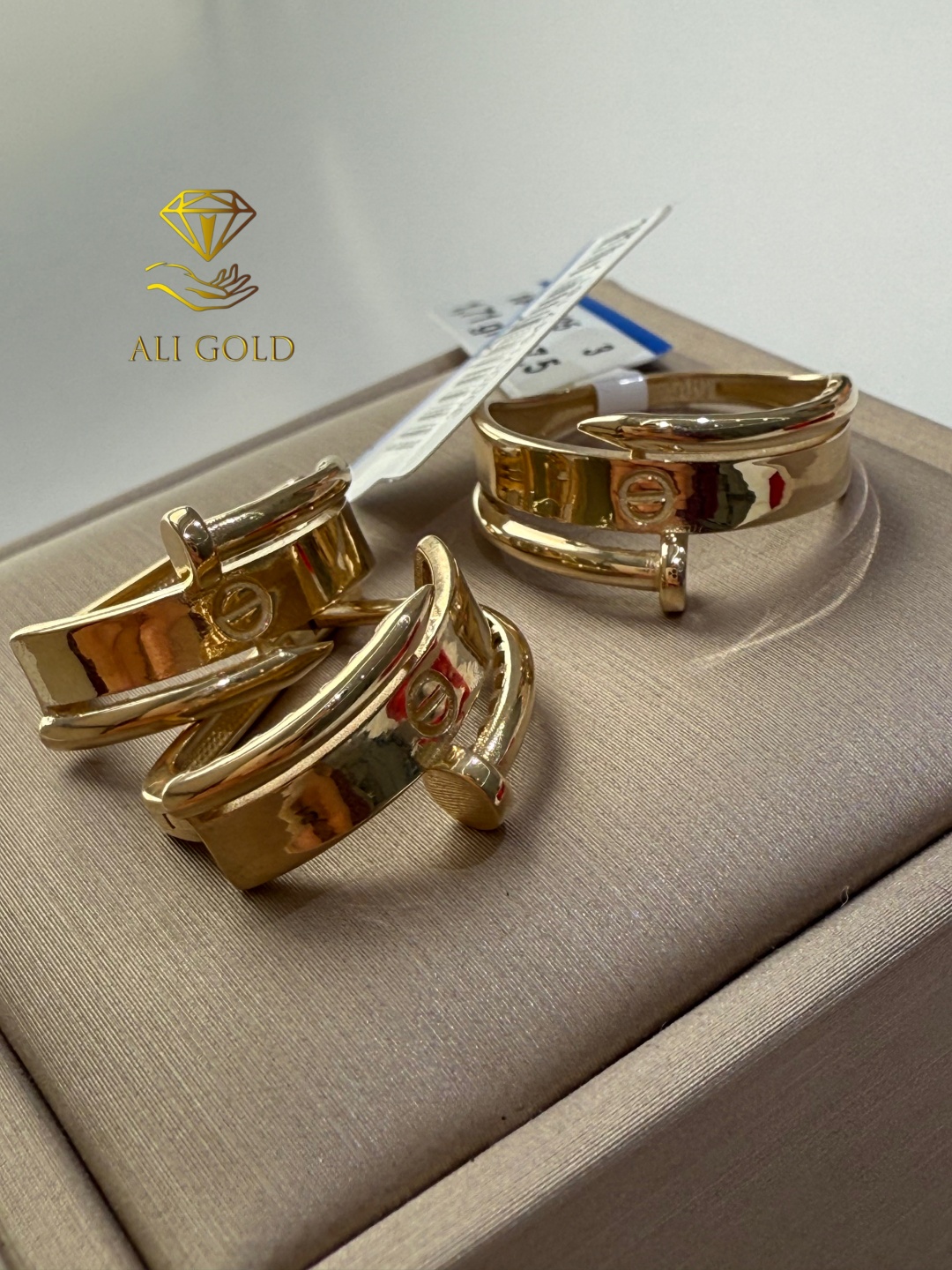 ALI GOLD Золотой комплект вес 5.2 г золото, без вставок