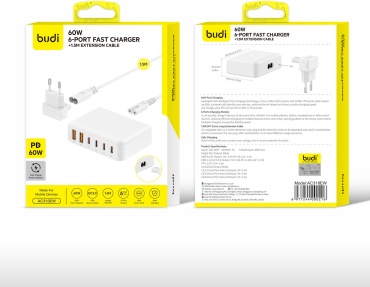 Budi 318E USB Type-C, USB белый