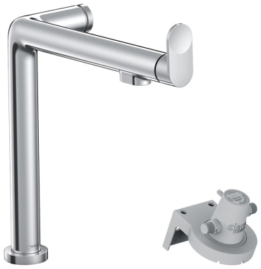 Смеситель для кухни Hansgrohe White House Hansgrohe Aqittura M91 76804000, нержавеющая сталь, цвет хром