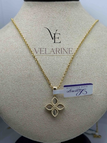 VE VELARINE AS1 длина 55 см, вес 3.5 г золото, плетение шопард