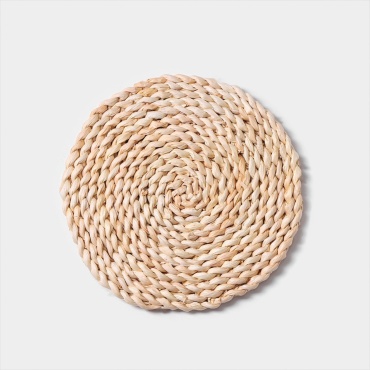 Сервировочный коврик Этель 25x25 см, джут, 1 шт