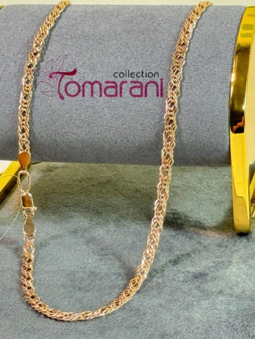 Tomarani collection BNB_TC_НЦ1943 длина 55 см, вес 6.3 г золото, плетение тройной ромб