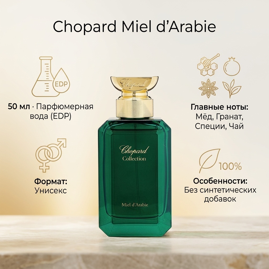 Chopard Miel d'Arabie парфюмерная вода EDP 50 мл, унисекс