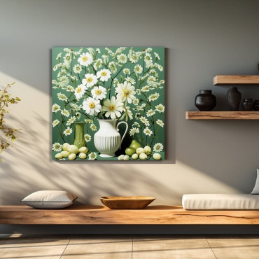 Araystudio.kz картина Ромашки 70x70 см