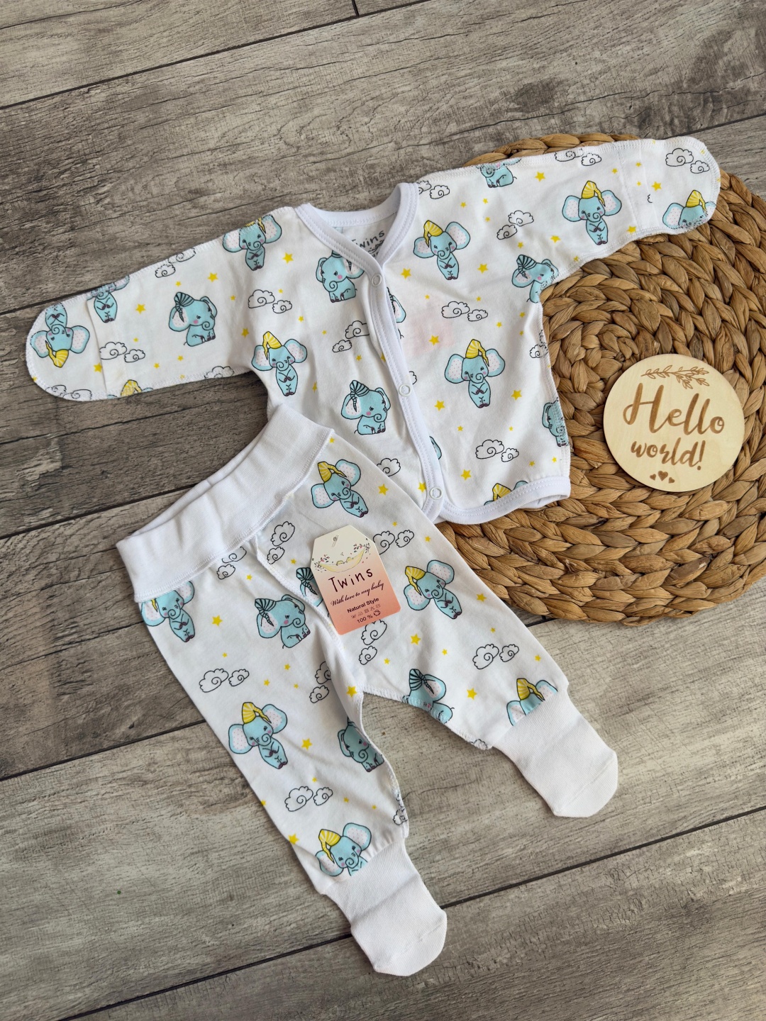 Комплект Twins Textile голубой