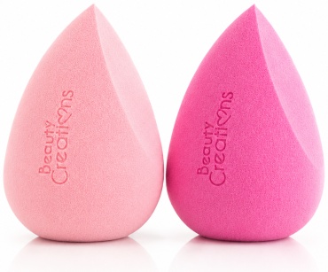 Beauty Creations спонж скошенный, спонж капля полиэстер 2 шт