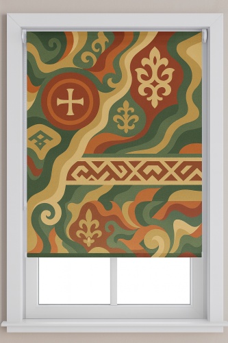 Roll Print Роллшторы с фотопечатью белый 150x155 см