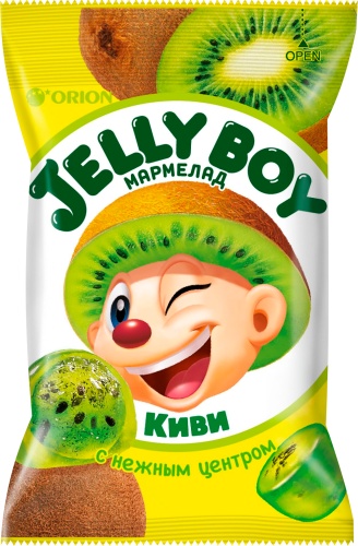 Мармелад Jelly Boy со вкусом киви с нежным центром жевательный 66 г