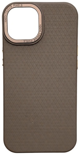 Чехол Fashion Case для Apple iPhone 15 коричневый
