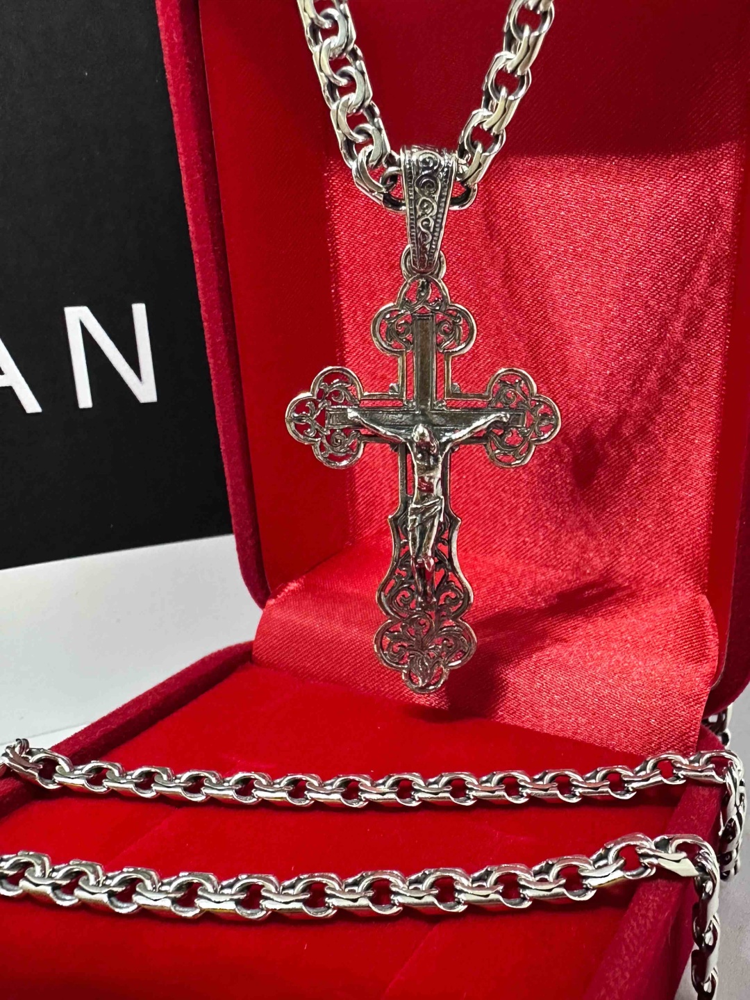 Колье IMAN ALIKHAN 365387906 длина 55 см вес 27.1 г серебро, без вставок