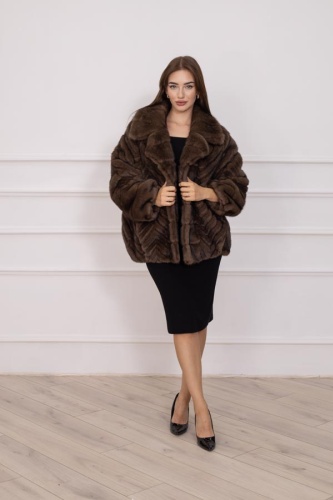 Шуба Granat.Furs коричневый