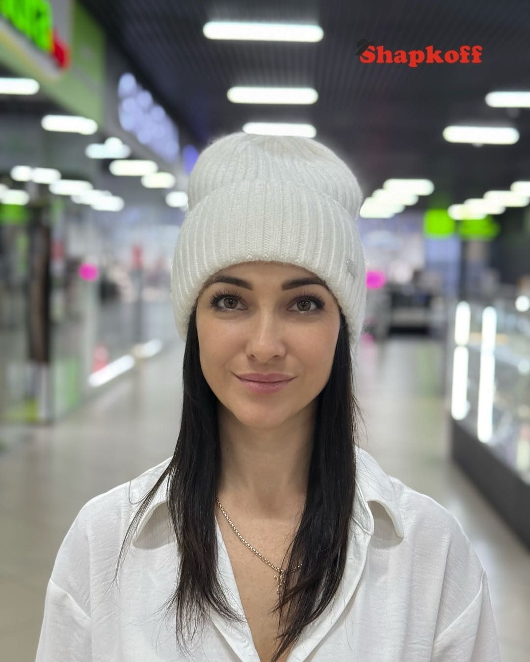 Шапка Shapkoff размер 56, 57, 58, 59, белый