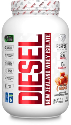Perfect Sports Diet, новозеландский сывороточный изолят соленая карамель 908 г