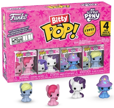 Funko Bitty POP! My Little Pony Pinkie Pie+Rarity+Trixie+Derpy 2 см 4 шт