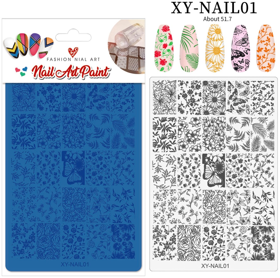Fashion Nail Art пластины XY-Nail 01