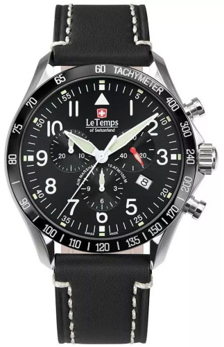 Кварцевые Le Temps of Switzerland LT1041.12BL15 сталь