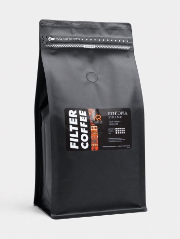 Кофе KREKER COFFEE ROASTERS Ethiopia Sidamo Medium Filter молотый 1000 г
