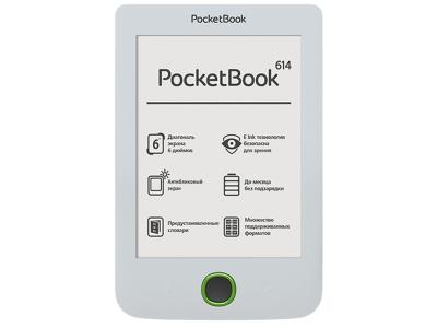 Купить PocketBook Basic 2 614 белый в кредит в Алматы – Kaspi Магазин