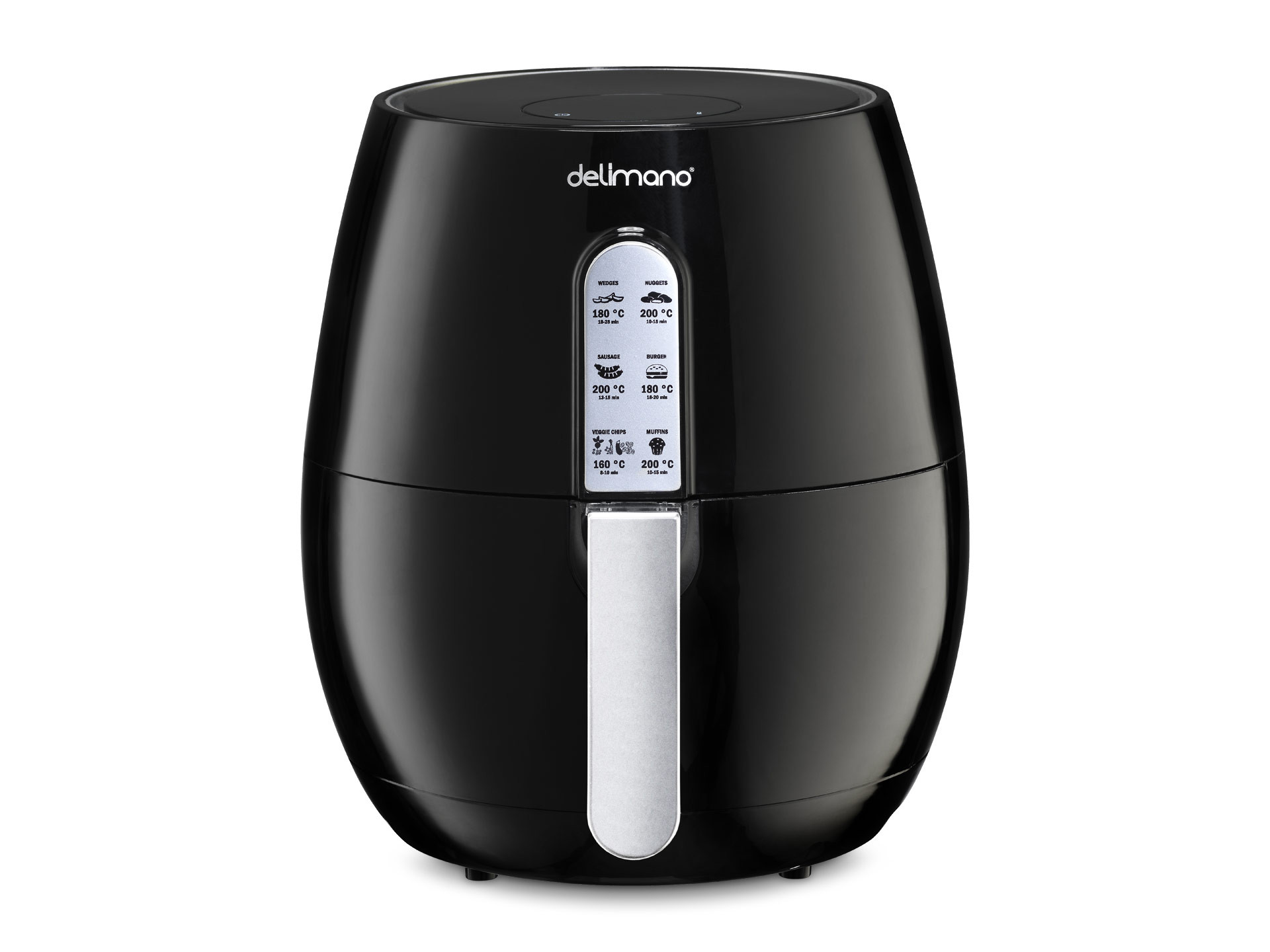 Купить Delimano Air Fryer Deluxe черный в кредит в Алматы Kaspi Магазин