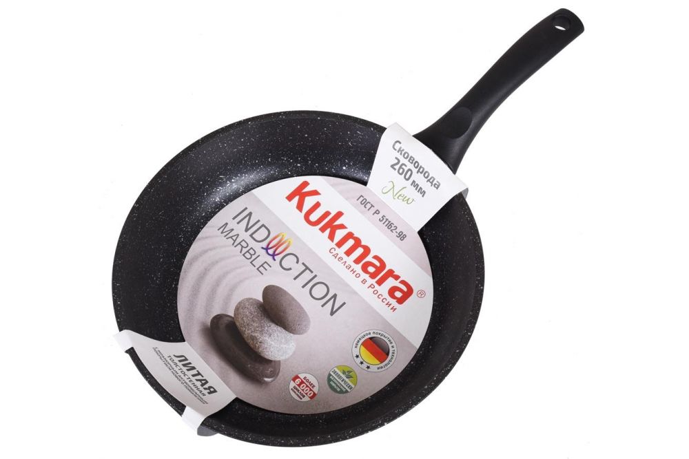 Купить Сковорода универсальная Kukmara Marble Induction смки240а 24 см ...