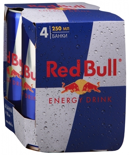 Купить Red Bull классический 4 шт по 250 мл в кредит в Алматы – Kaspi ...