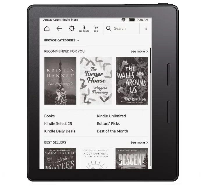 Купить Amazon Kindle Oasis черный в кредит в Алматы – Kaspi Магазин