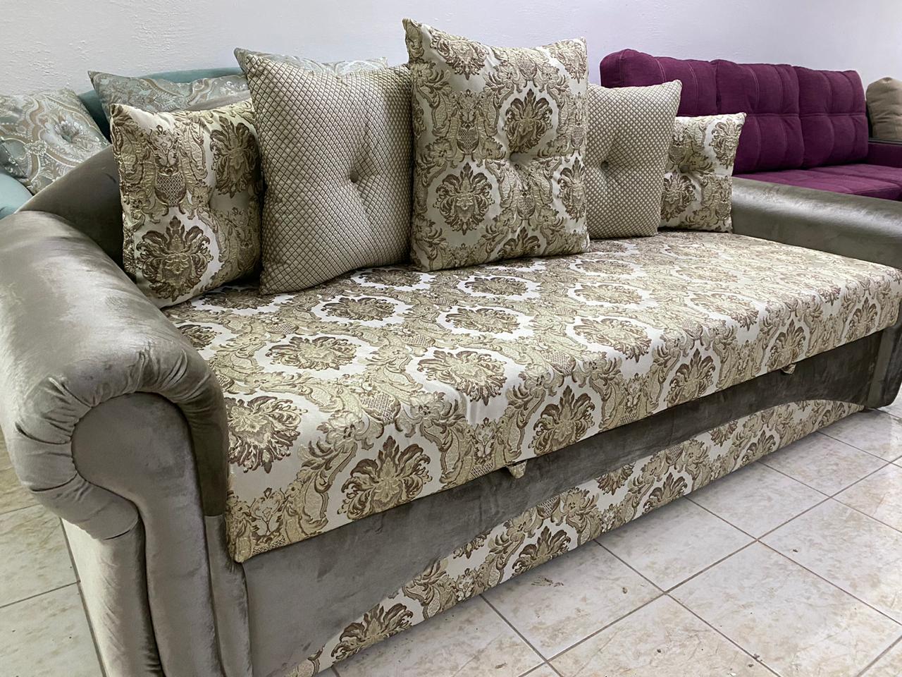 Диван прямой Квант 3х Beige