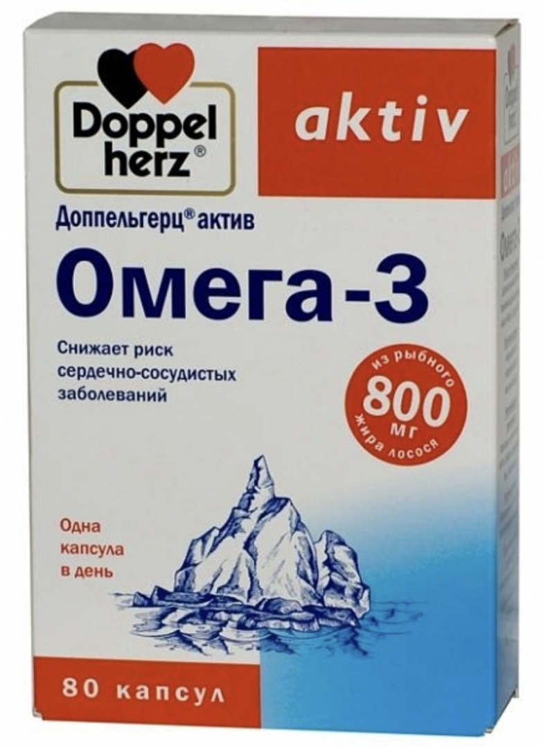 ДОППЕЛЬГЕРЦ АКТИВ ОМЕГА-3 N80 капс