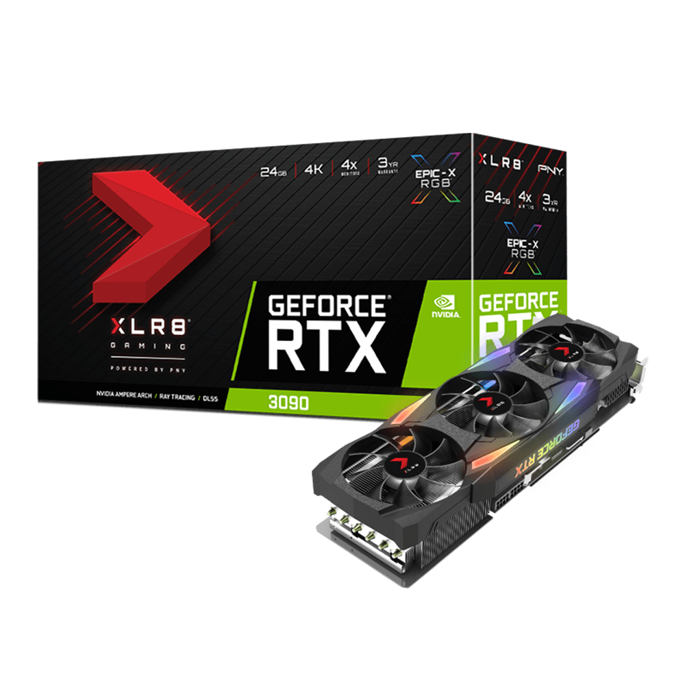 Купить PNY GeForce RTX 3090 XLR8 Gaming UPRISING EPIC-X VCG309024TFXMPB ...