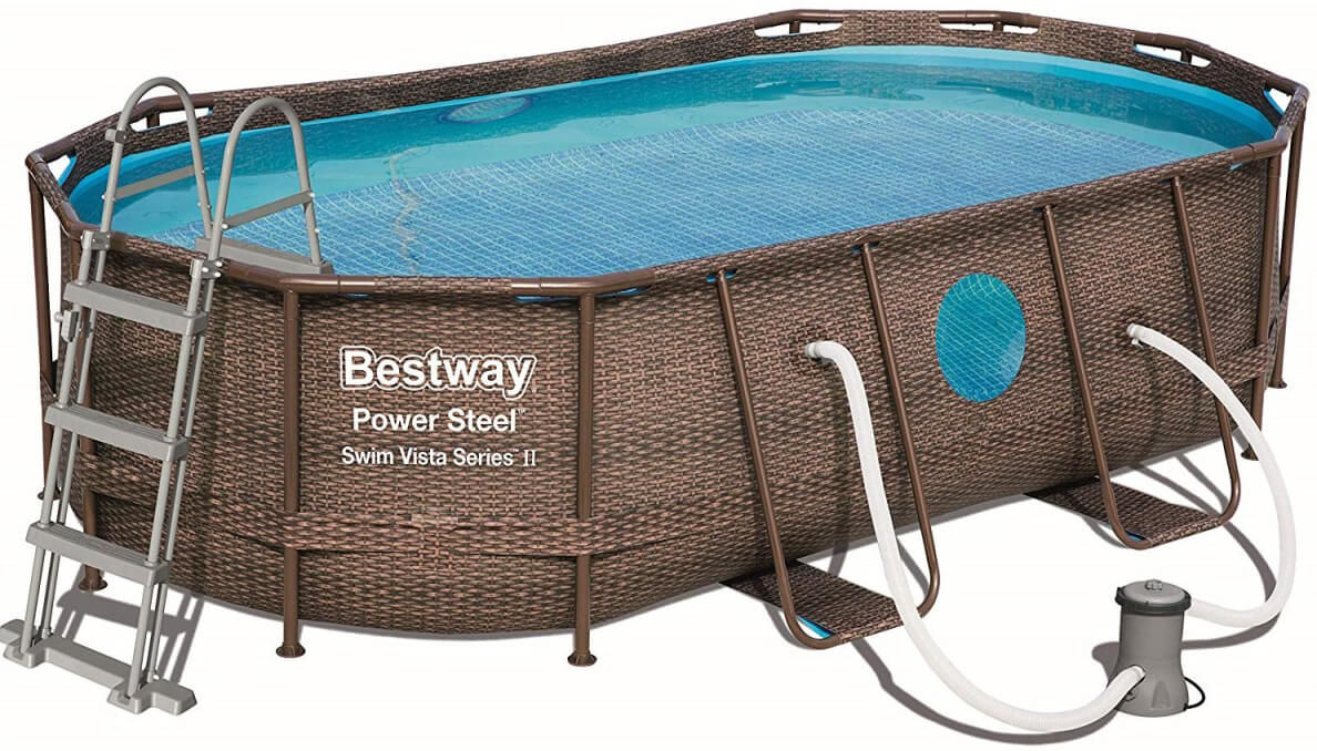 Купить Бассейн каркасный Bestway Power Steel Swim Vista 56714 в кредит ...