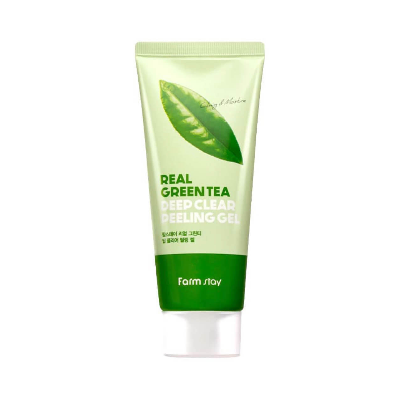 Купить Farmstay Real Green Tea Deep Clear Peeling Gel пилинг для лица