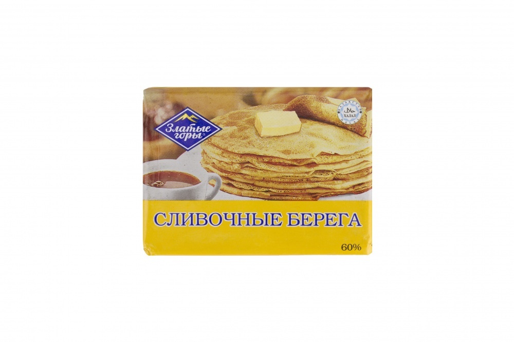 Купить Златые горы Сливочные берега масло 60% 180 г в кредит в Алматы ...
