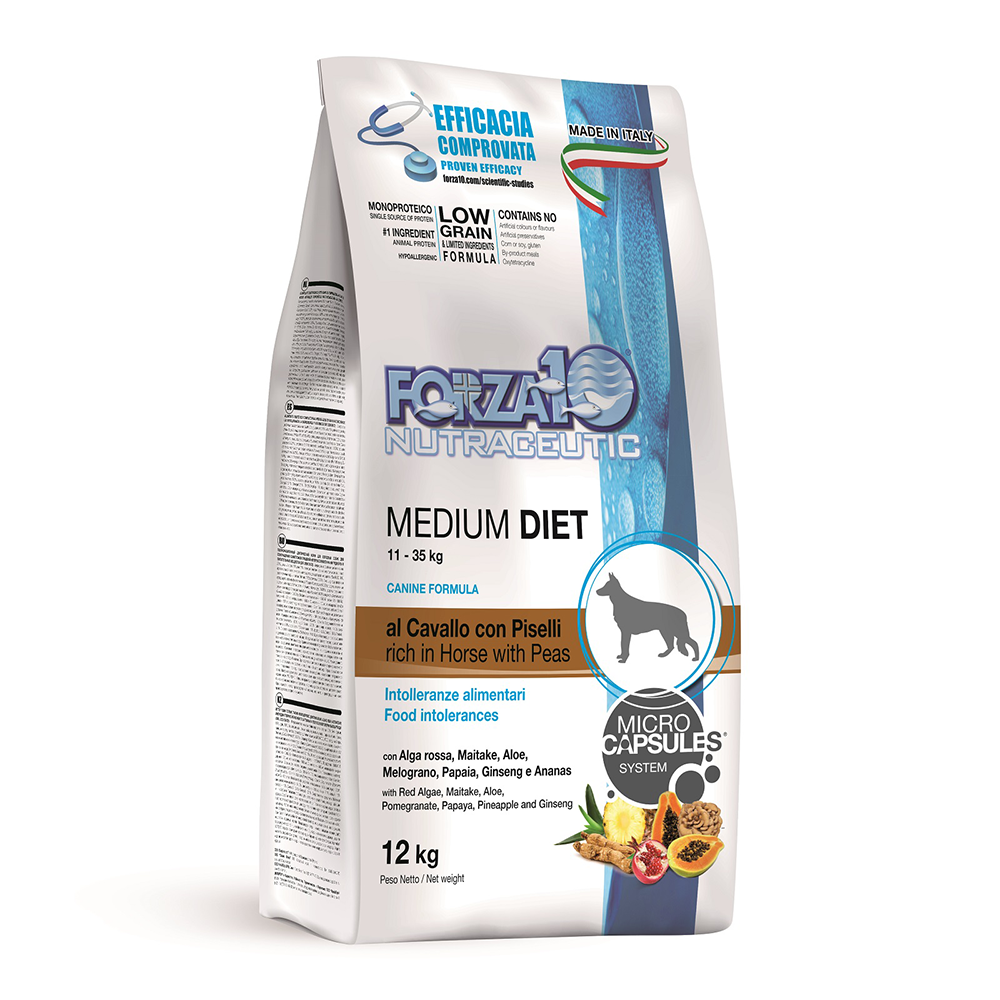 Купить Forza 10 Forza10 Medium Diet конина, горох 12 кг в кредит в ...