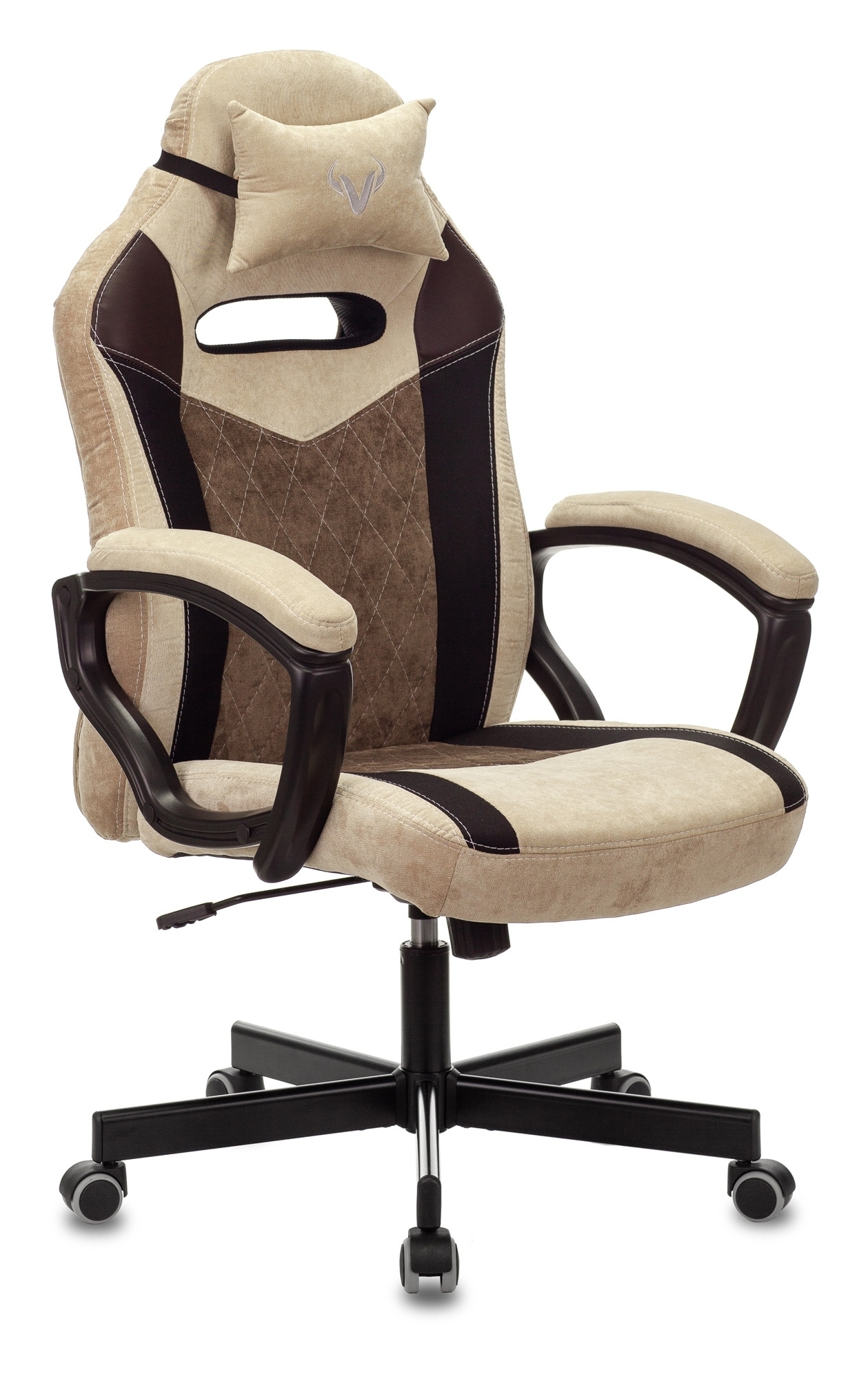 Купить Игровое кресло Бюрократ Viking 6 Knight Fabric бежевый в кредит ...
