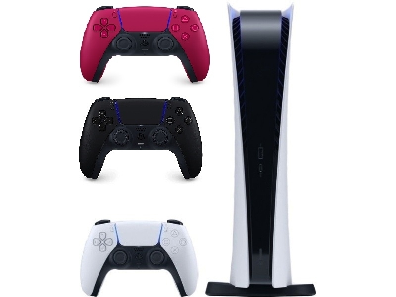 Купить Sony PlayStation 5 Digital Edition белый + геймпад черный ...