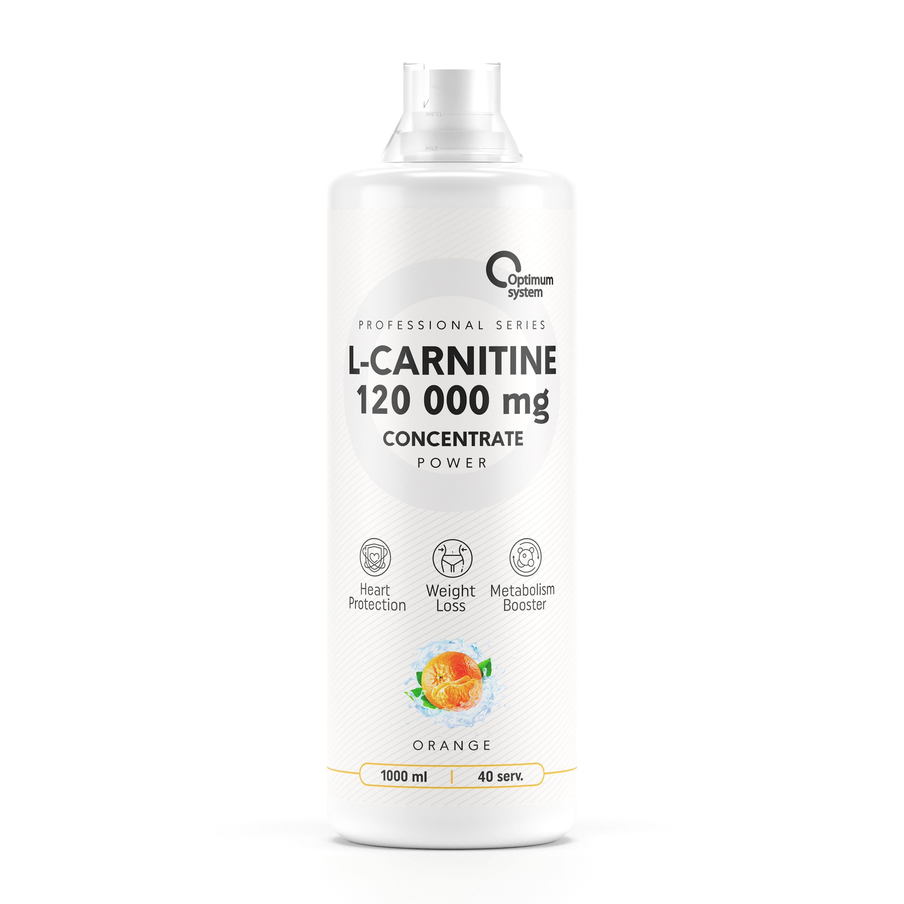 Купить Optimum System L-Carnitine Concentrate 120 000 Power Апельсин ...