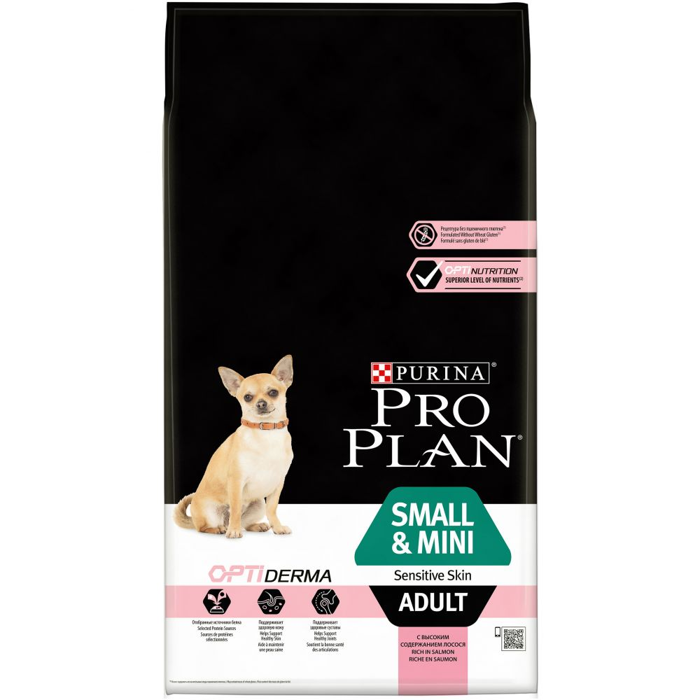 Купить PRO PLAN Adult Small & Mini для мелких пород лосось 7 кг в ...