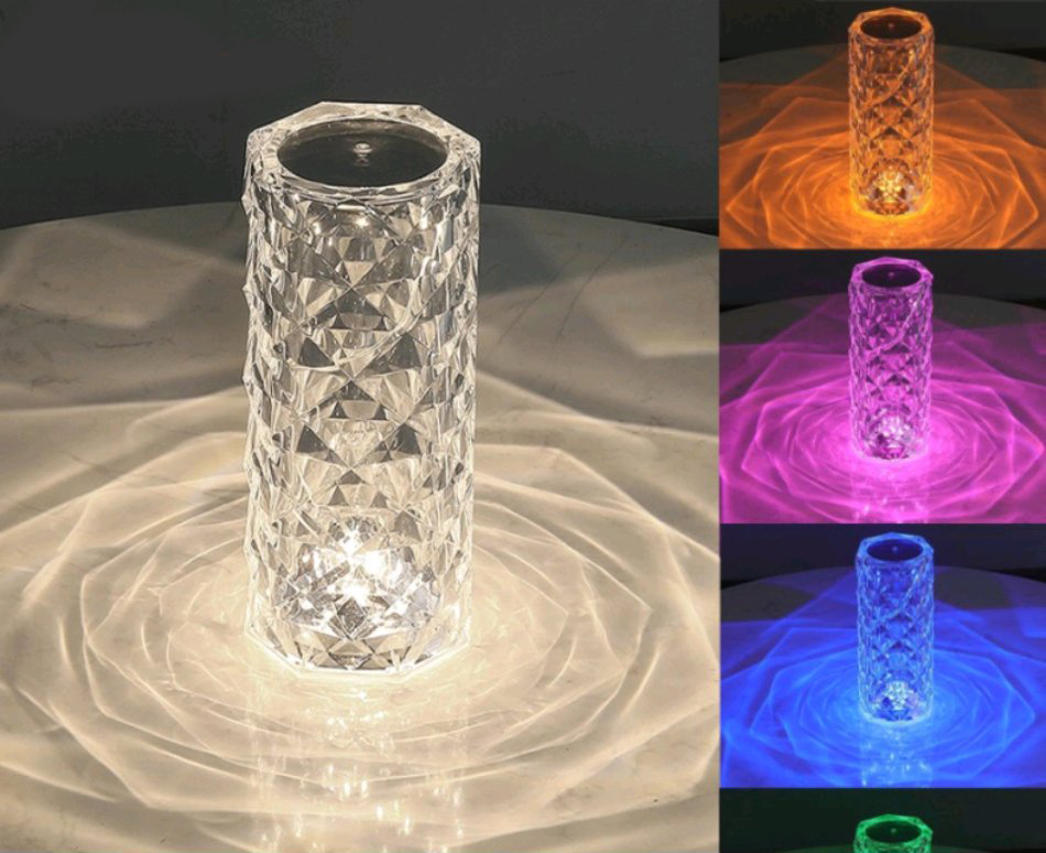 Crystal led lamp роза. Battery kartell светильник. 16 colors led crystal table rose lamp 3d. Rose diamond table lamp. Crystal table lamp usb charging touch lamp.