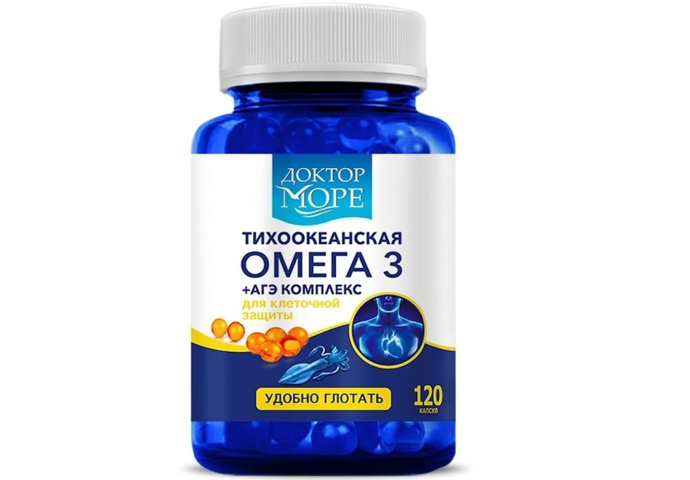 Купить Доктор Море Тихоокеанская Омега 3 + АГЭ КОМПЛЕКС 240 капсул 2 ...
